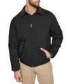 Dockers Men's Cotton Twill Bomber Jacket In Black