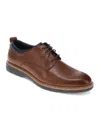 Dockers Damick Mens Padded Insole Faux Leather Oxfords In Cognac