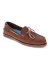 Dockers Mens Darnell Genuine Leather Dress Casual Slip On Boat Shoe In Briar