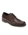 Dockers Mens Echo Synthetic Leather Cap Toe Dress Oxford Lace Up Shoe In Chestnut