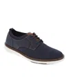 Dockers Mens Edgehill Knit And Synthetic Leather Dress Casual Lace Up Oxford Shoe In Navy