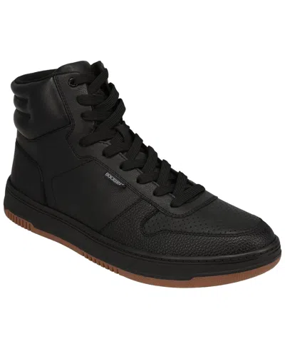 Dockers Men's Energy Synthetic Casual High-top Sneakers In Black