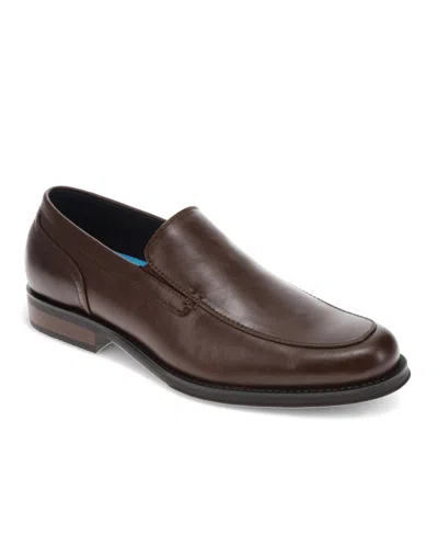 Dockers Mens Eton Synthetic Leather Dress Loafer Slip On Shoe In Burgundy