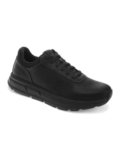 Dockers Men's Go-2 Lace Up Shoe In Black Mono