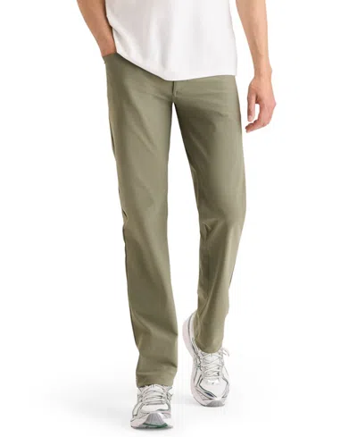 Dockers Men's Go Airweave 5 Pocket Straight Fit Pants In Green