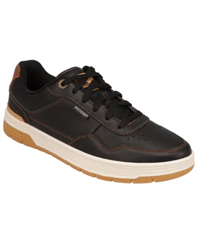 Dockers Men's Jarvis Synthetic Leather Casual Sneakers In Brown