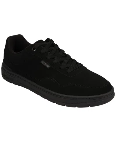 Dockers Men's Jarvis Synthetic Leather Casual Sneakers In Black