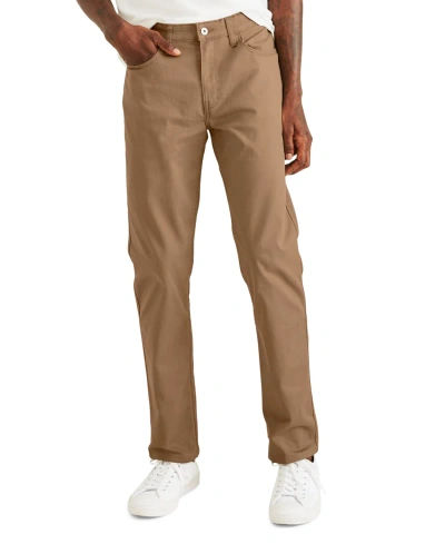 Dockers Men's Jean Cut Straight-fit All Seasons Tech Khaki Pants In Brown