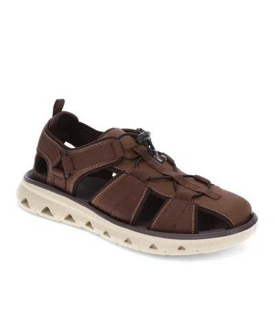 Dockers Men's Lionel Slip On Sandals In Dark Tan