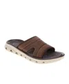 Dockers Men's Luis Slip On Sandals In Dark Tan