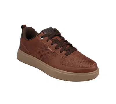 Dockers Men's Overtime Laser Casual Sneakers In Brown