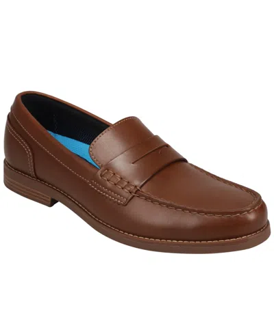 Dockers Mens Pembroke Tumbled Full Grain Dress Penny Loafer In Multi