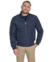 Dockers Men's Quilted Bomber Jacket In Blue