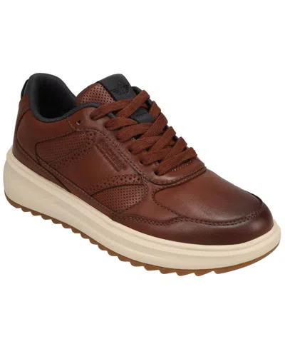 Dockers Men's Rave Casual Active Rebound Round Toe Sneakers In Brown