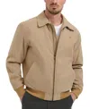 Dockers Micro Twill Golf Bomber Jacket In Harvest Gold