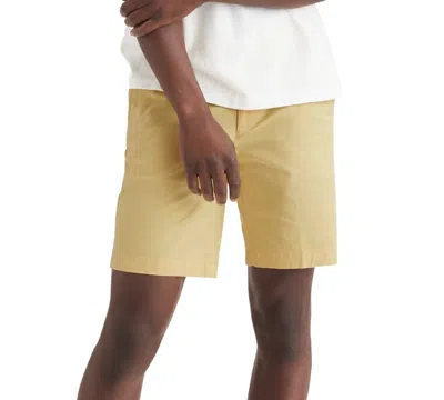 Dockers Men's Ultimate Supreme Flex Stretch Solid 9" Shorts In Pineapple Slice