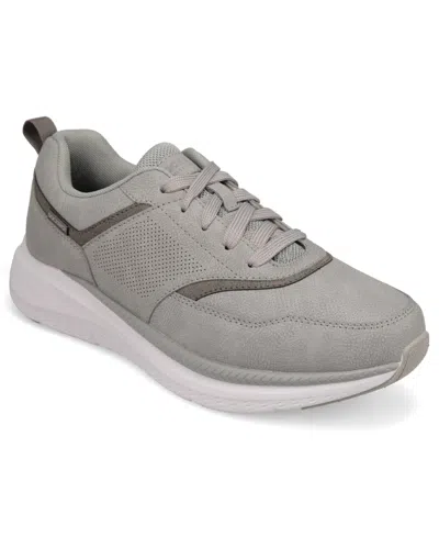 Dockers Men's Tenacity Cushioned Lace-up Casual Sneakers In Gray