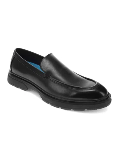 Dockers Mens Pembroke Tumbled Full Grain Dress Penny Loafer In Black