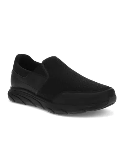 Dockers Men's Tucker Slip Resistant Slip On Sneakers In Black