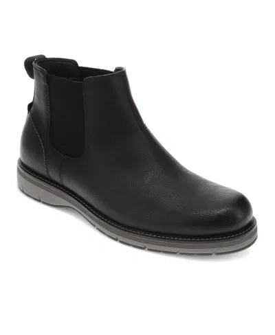 Dockers Men's Tureen Dress Casual Chelsea Boot In Black