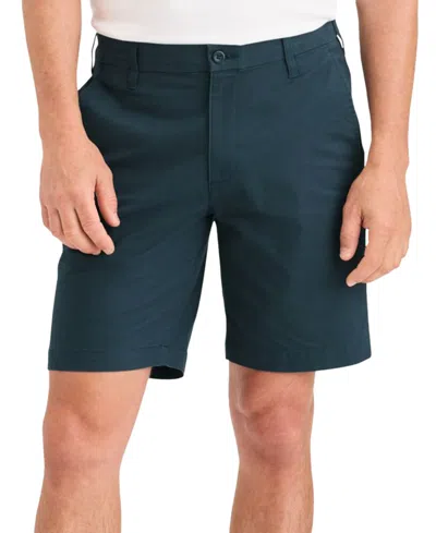 Dockers Men's Ultimate Supreme Flex Stretch Solid 9" Shorts In Stratified Sea