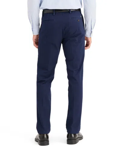 Dockers Men's Workday Smart 360 Flex Slim Fit Khaki Stretch Pants In Blue