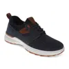 Dockers Mens Adan Knit And Synthetic Leather Casual Slip On Sneaker Shoe In Multi