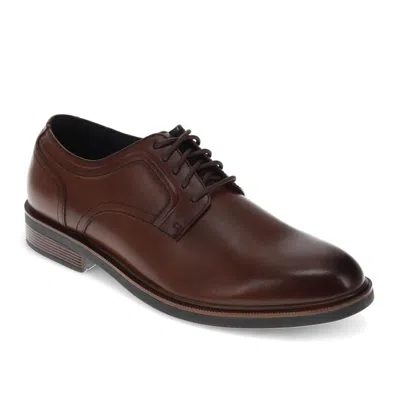 Dockers Mens Adrian Genuine Leather Dress Oxford Shoe In Brown