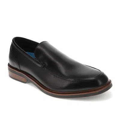 Dockers Mens Ayers Genuine Leather Dress Slip-on Shoe In Black