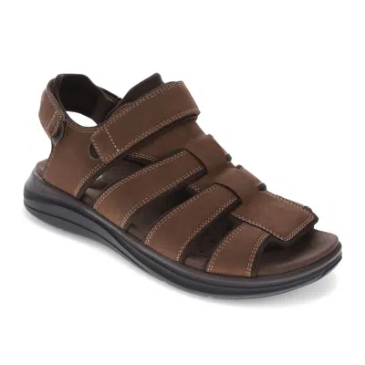 Dockers Mens Byrd Outdoor Sport Fisherman Sandal Shoe In Brown