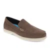 Dockers Mens Bancroft Genuine Leather Casual Slip On Loafer Shoe In Grey