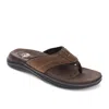 Dockers Mens Banks Casual Flip Flop Sandal Shoe In Multi