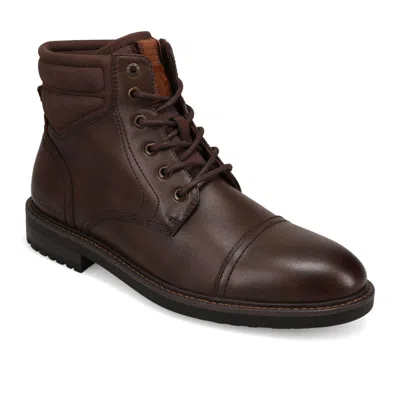 Dockers Mens Bannister Cap Toe Chukka Boot In Burgundy