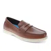Dockers Mens Bellwood Genuine Leather Dress Casual Slip On Loafer Shoe In Yellow