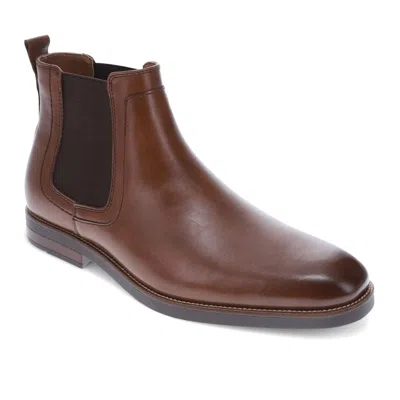 Dockers Mens Brookside Dress Slip-on Chelsea Boot In Brown