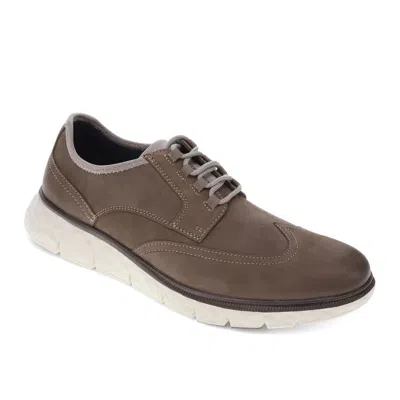 Dockers Mens Clarkston Genuine Leather Casual Lace Up Oxford Shoe In Gray