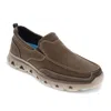 Dockers Coban Mens Contrast Trim Canvas Slip-on Shoes In Brown