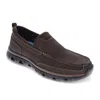 Dockers Corban Mens Padded Insole Faux Leather Loafers In Brown