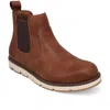 Dockers Mens Dylan Rugged Casual Chelsea Boot In Brown