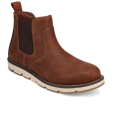 Dockers Mens Dylan Rugged Casual Chelsea Boot In Brown