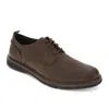 Dockers Mens Easedale Dress Casual Lace Up Oxford Shoe In Brown