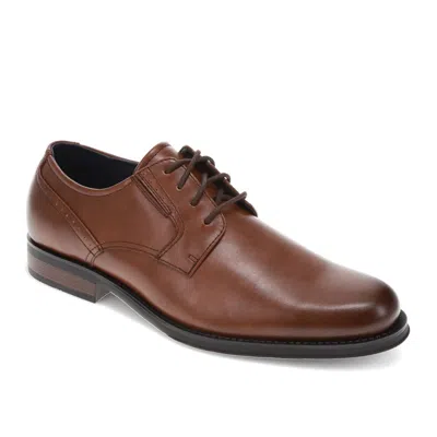 Dockers Mens Edgar Synthetic Leather Dress Oxford Lace Up Shoe In Brown