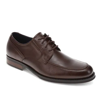 Dockers Mens Elmer Synthetic Leather Dress Oxford Lace Up Shoe In Brown
