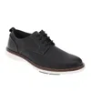 Dockers Mens Edgehill Knit And Synthetic Leather Dress Casual Lace Up Oxford Shoe In Black