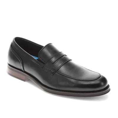 Dockers Mens Emerson Penny Synthetic Leather Dress Loafer Slip On Shoe In Black