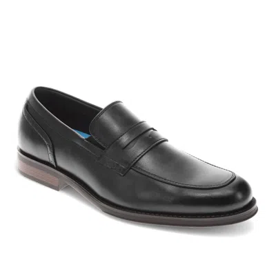 Dockers Mens Emerson Penny Synthetic Leather Dress Loafer Slip On Shoe In Black