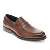 Dockers Mens Emerson Penny Synthetic Leather Dress Loafer Slip On Shoe In Green