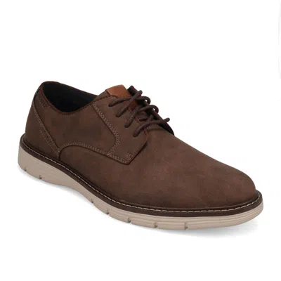 Dockers Mens Emil Nubuck Casual Lace-up Oxford In Brown