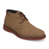 Dockers Mens Nigel Genuine Suede Dress Casual Lace Up Ankle Boot In Animal Print