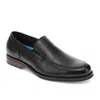 Dockers Mens Baltic Genuine Leather Casual Slip On Loafer Shoe In Black